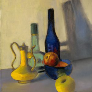 Bottles and Fruit