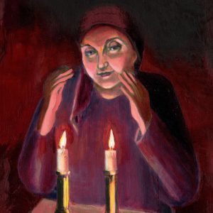 Woman by Candlelight